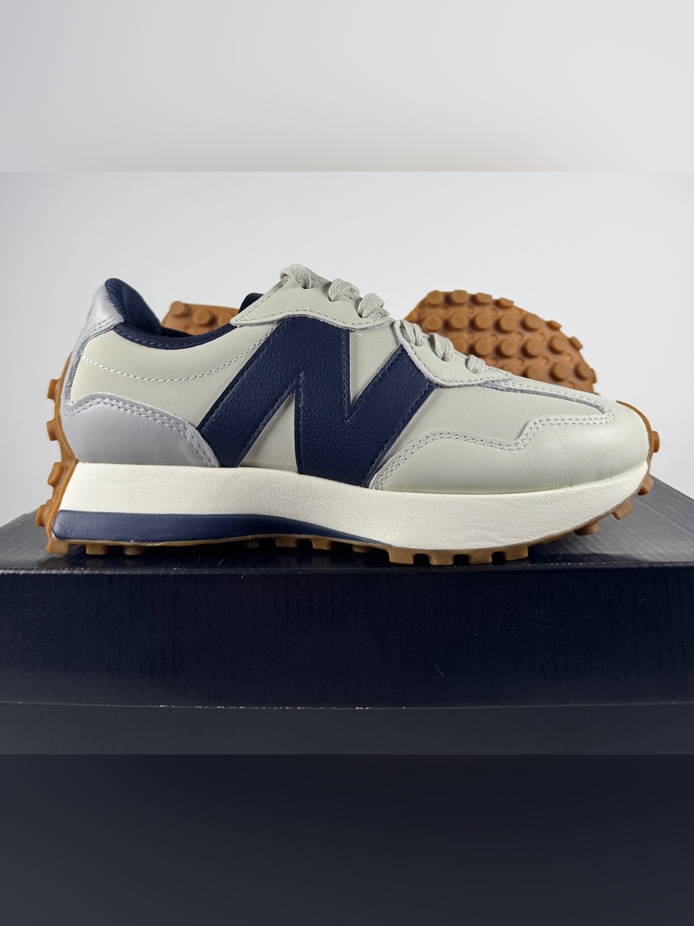 New Balance 327 FIGS Navy White Men Size 5.5 / Women Size 7 Unisex Sneakers
